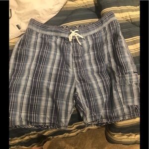 Reversible Tailor Vintage Swim Trunks, XL, Gently Worn